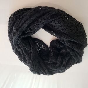 Black Infinity Scarf